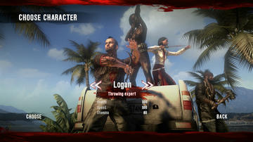 Dead island character select