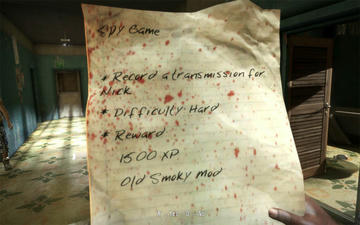Dead Island quest message