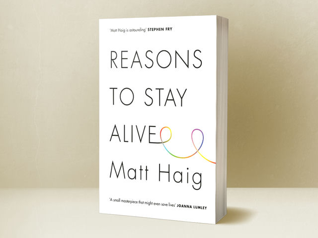 Cover design of Reasons to Stay Alive
