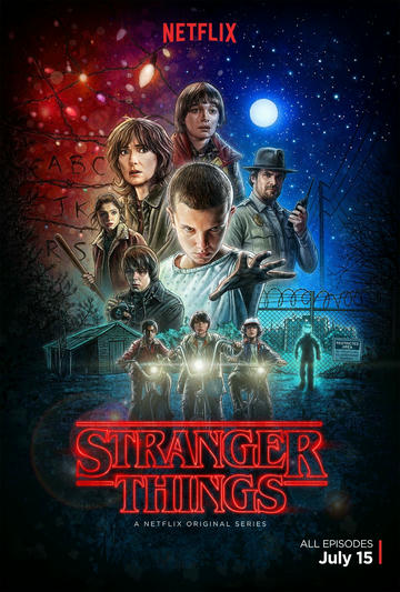 Advertising poster for Stranger Things