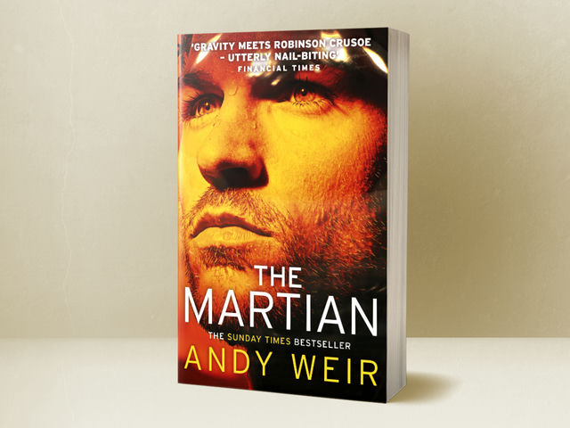 Cover design of The Martian